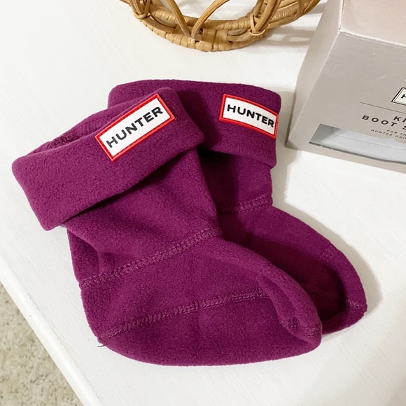 SOLD🚫Hunter Kids XS Violet Boot Socks NWT - Picture 3 of 7